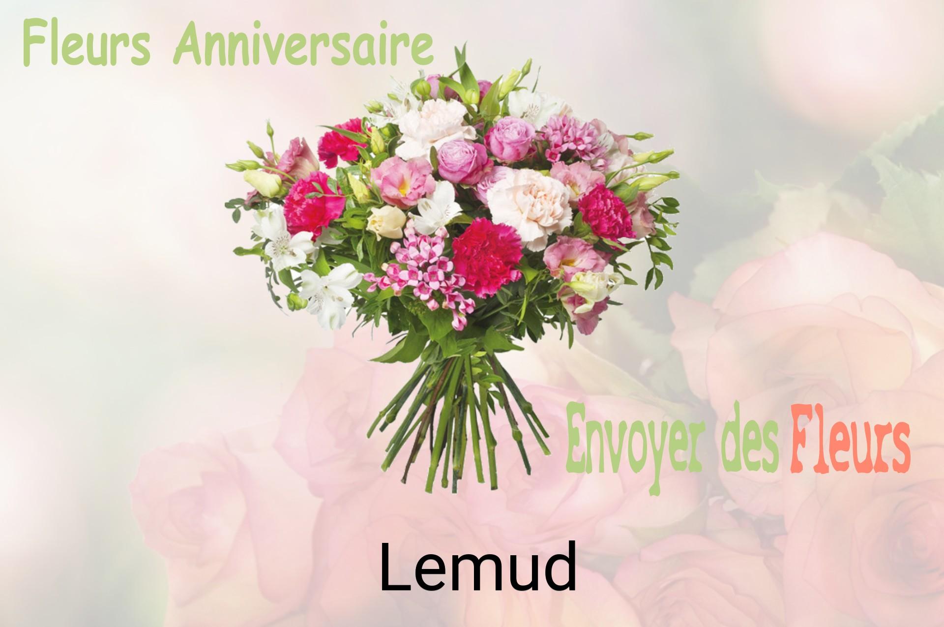Bouquet de fleurs d’anniversaire livré à Lemud
